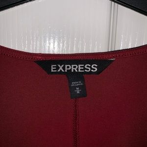 Express Dresses - V Necked Red Express Dress Express Dresses - V Necked Red Express Dress